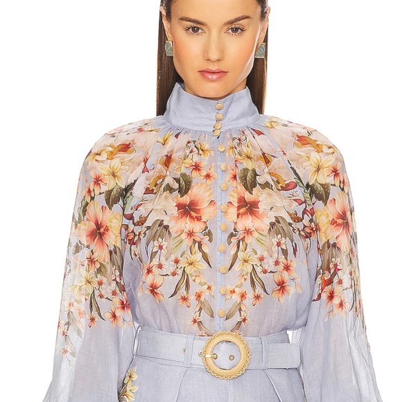 Lexi Billow Blouse (Zimmerman Size 1) - BRAND NEW WITH TAGS! - Picture 4 of 5